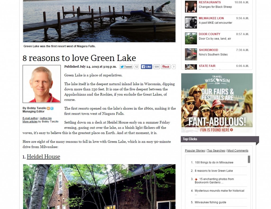 OnMilwaukee 8 Reasons to love green lake