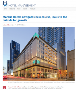 Hotel Management Story on Marcus Hotels & Resorts